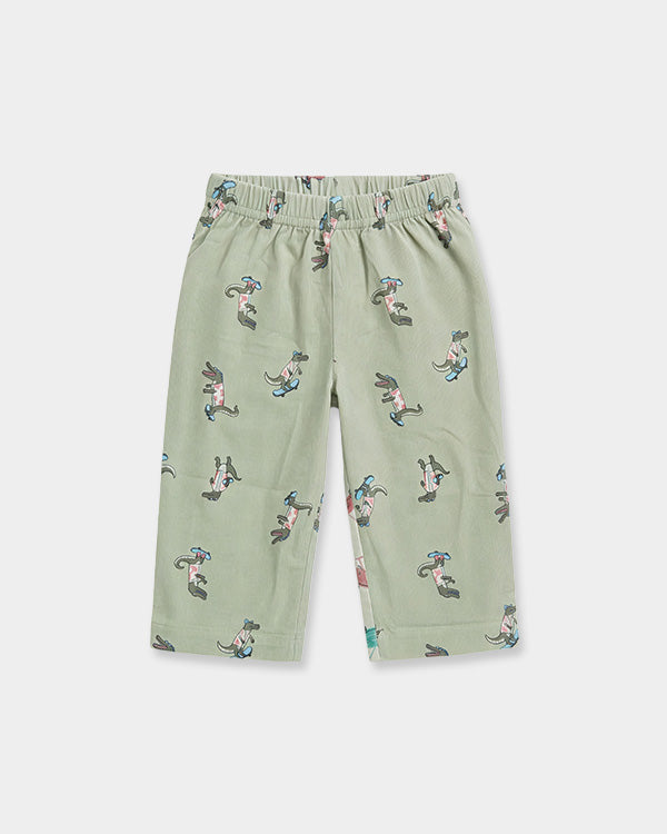 Baby Boy Organic Cotton Animal Print T-Shirt & Pant Sleep-Set