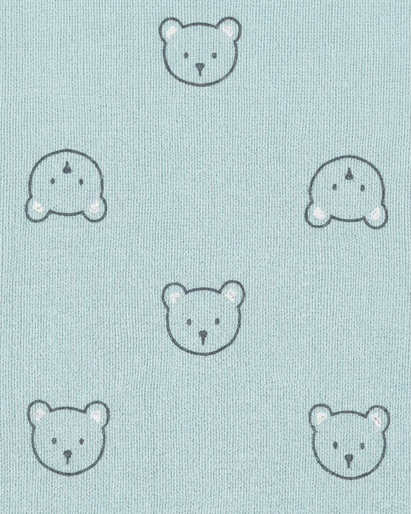 Baby Boy 3-Pack Organic Cotton Front Open T-Shirt In Assorted Prints