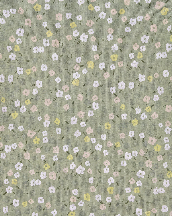 Baby Girl 3-Pack Organic Cotton Bodysuits in Floral Print
