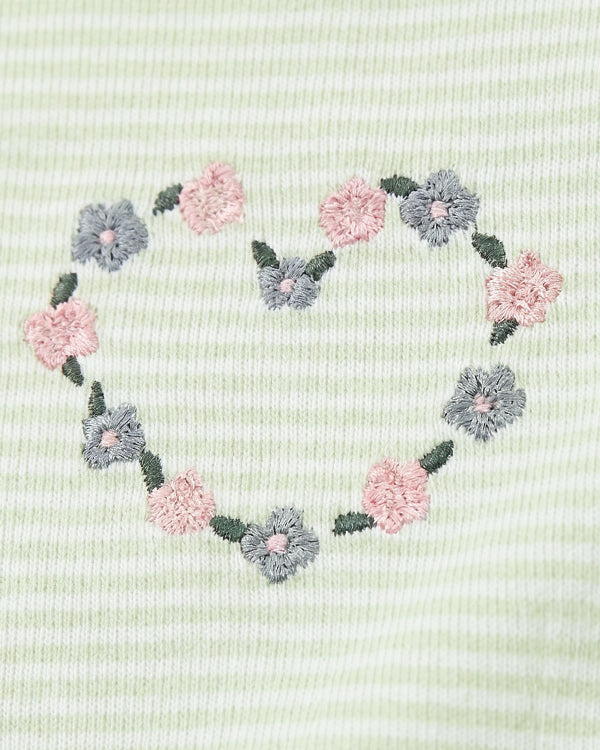 Baby Girl 3-Pack Organic Cotton Bodysuits in Floral Print