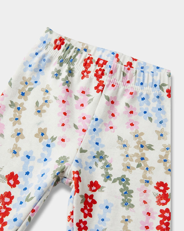Baby Girl 3-Pack Organic Cotton Leggings In Assorted Prints