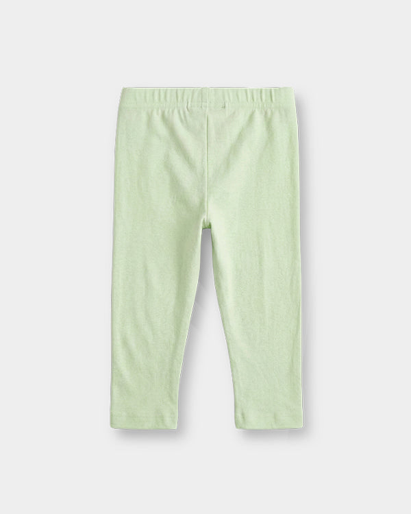 Baby Girl 3-Pack Organic Cotton Leggings In Assorted Solid colors