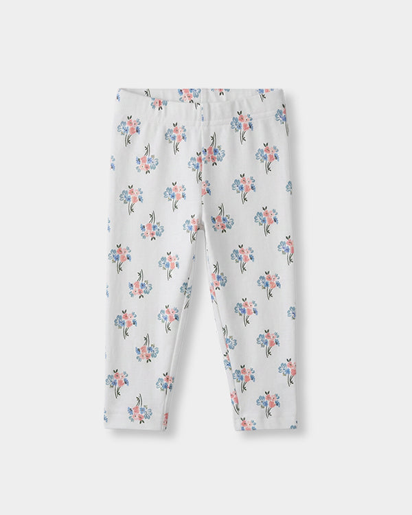 Baby Girl 3-Pack Organic Cotton Leggings In Assorted Prints
