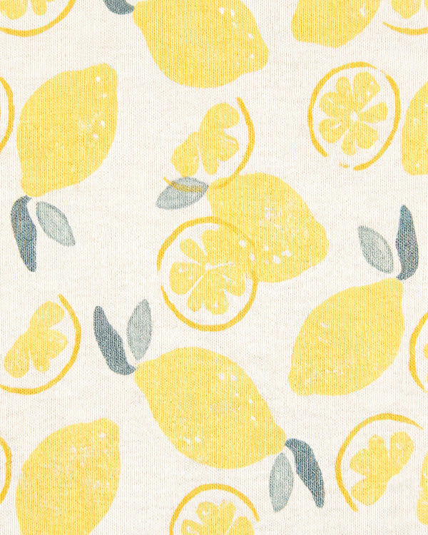 Baby Girl Organic Cotton Knitted Dress In Fruit Print