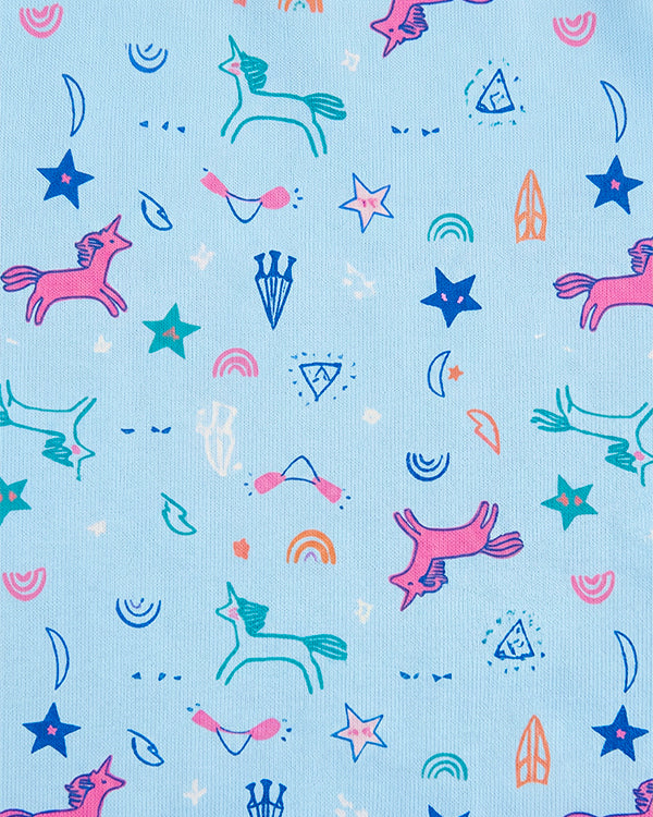 Baby Girl 3-Pack Organic Cotton Blommers In Assorted Prints with Anti Microbial Finish