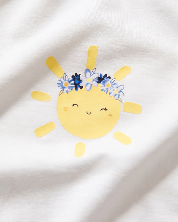 Baby Girl 3-Pack Organic Cotton Camisoles In Assorted Prints with Anti Microbial Finish