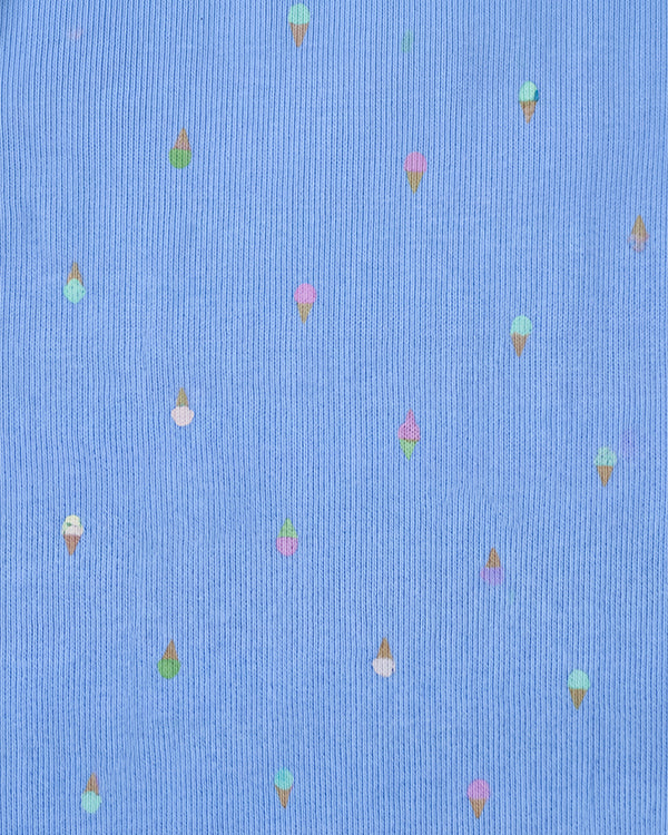 Baby Girl Organic Cotton Pull-On Shorts In Ice-Cream Print
