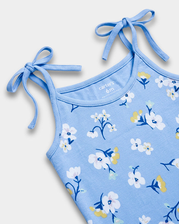 Baby Girl 3-Pack Organic Cotton Jhabla In Assorted Prints