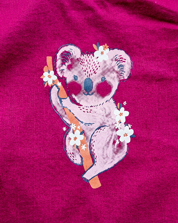 Baby Girl 3-Pack Organic Cotton Crew Neck T-Shirt With Assorted Prints
