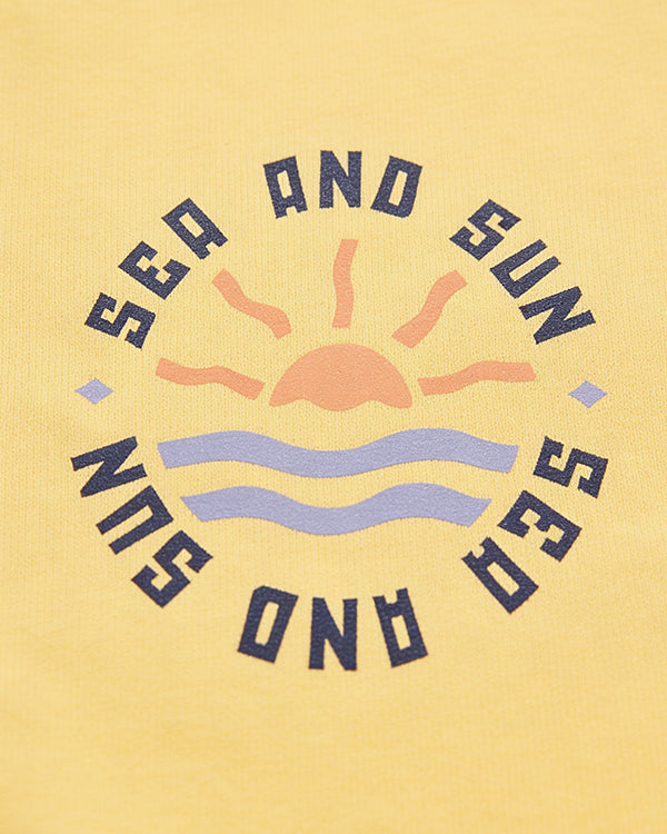 Toddler Boy Organic Cotton Polo T-Shirt With Beach Logo And Back Print