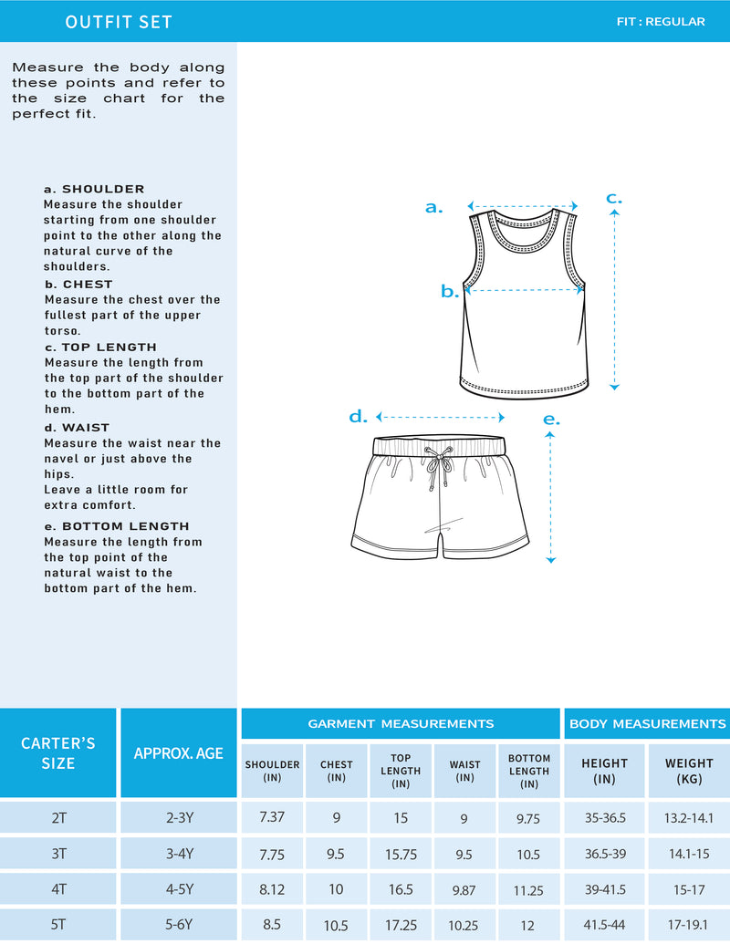 Toddler Boy Organic Cotton Sea Print T-Shirt & Short-Set
