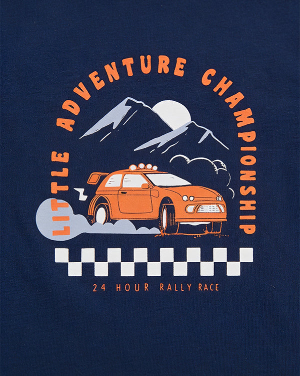 Toddler Boy Organic Cotton Car Print T-Shirt & Pant-Set