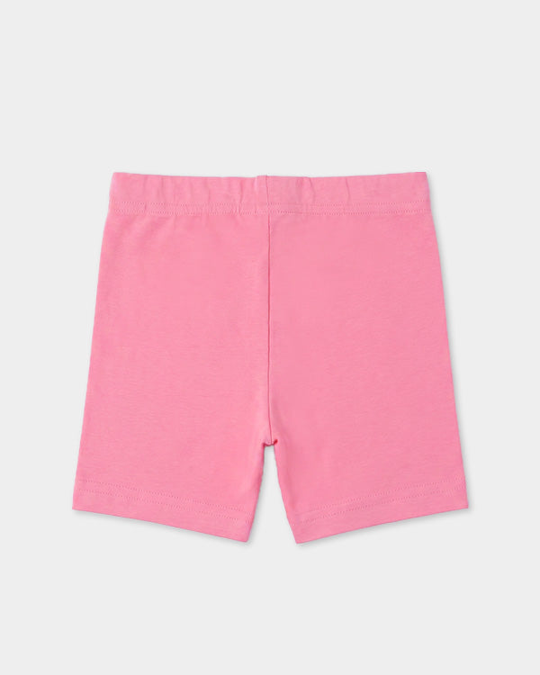 Toddler Girl 3-Pack Organic Cotton Cycling Shorts In Solid with Anti Microbial Finish