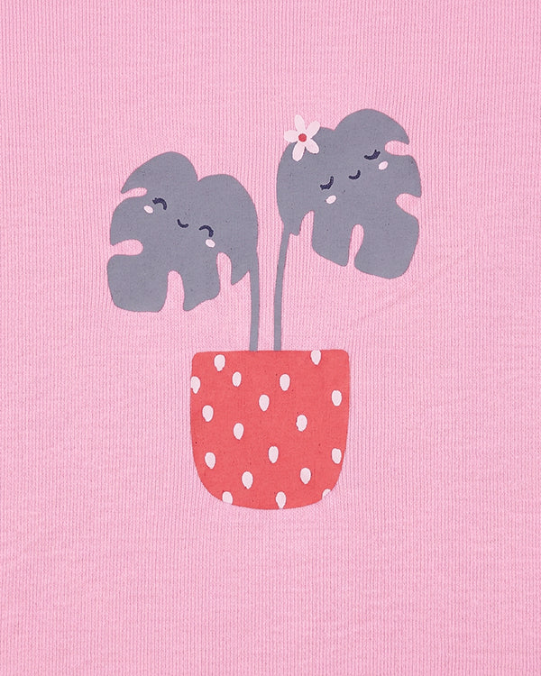 Toddler Girl 3-Pack Organic Cotton Camisoles In Assorted Prints with Anti Microbial Finish