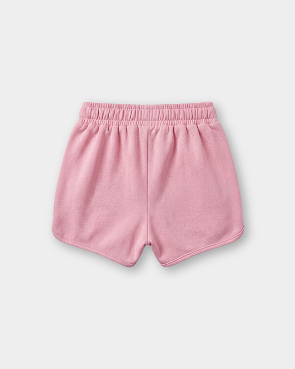 Toddler Girls Organic Cotton Solid Pull-On Shorts