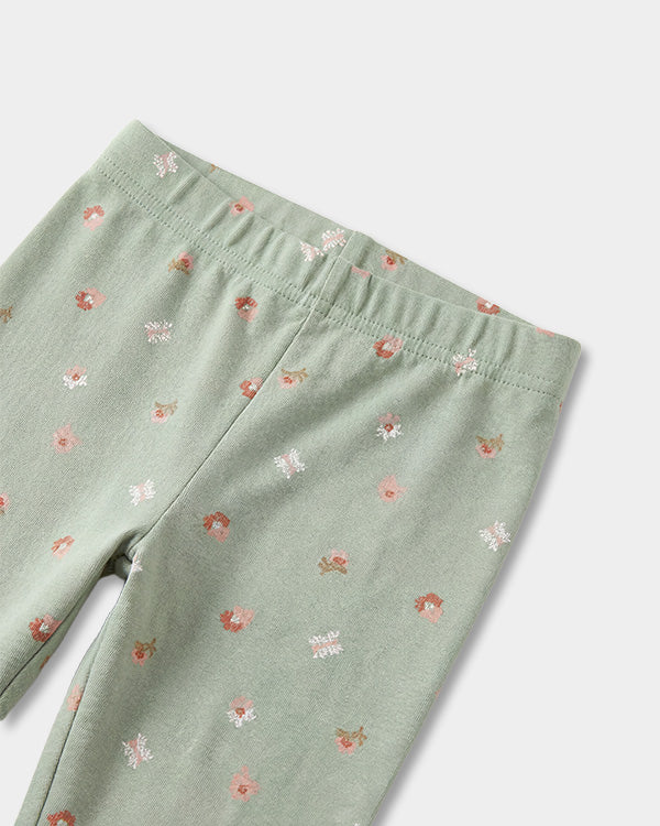 Toddler Girl 3-Pack Organic Cotton Leggings In Assorted Prints