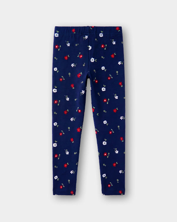 Toddler Girl 3-Pack Organic Cotton Leggings In Assorted Prints