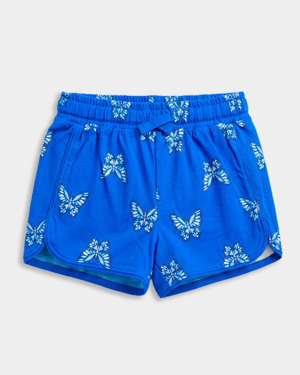 Toddler Girl Organic Cotton Butterfly Print T-Shirt & Short-Set