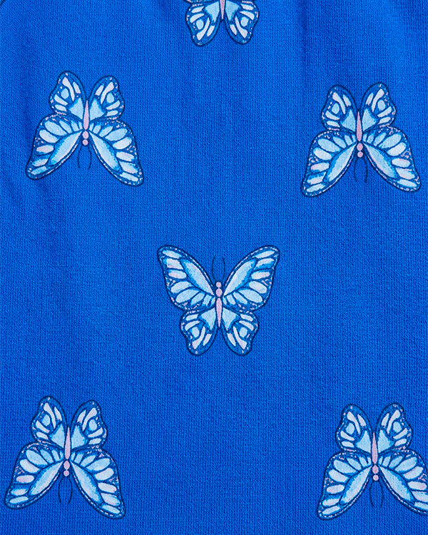 Toddler Girl Organic Cotton Butterfly Print T-Shirt & Short-Set