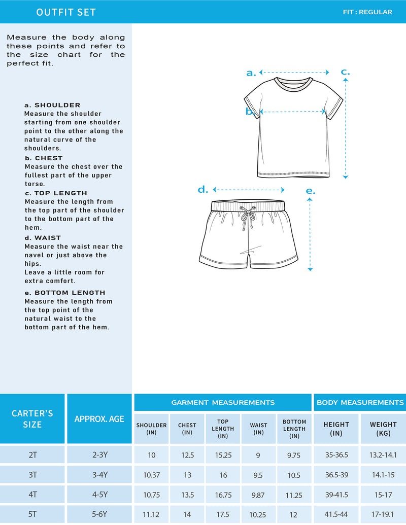 Toddler Girl Organic Cotton Butterfly Print T-Shirt & Short-Set