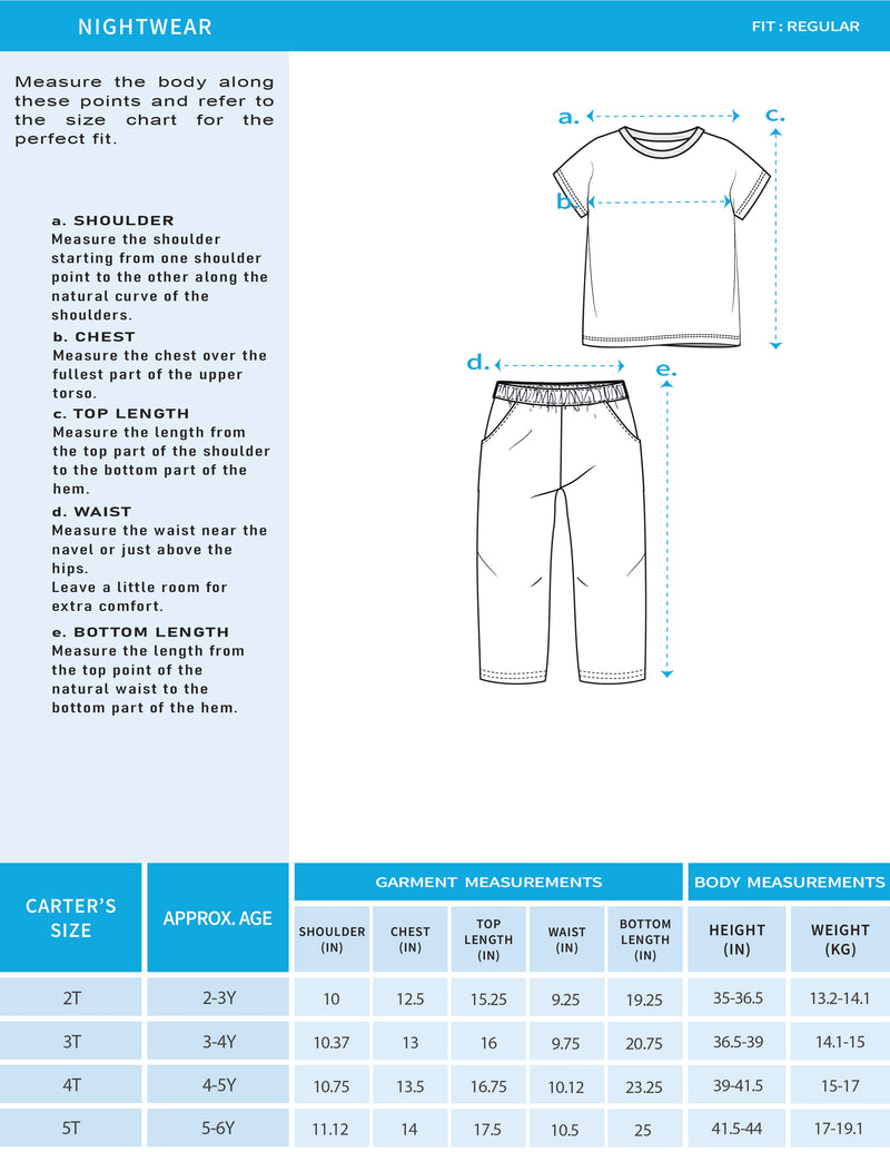 Toddler Girl Organic Cotton Floral Print T-Shirt & Pant Sleep-Set