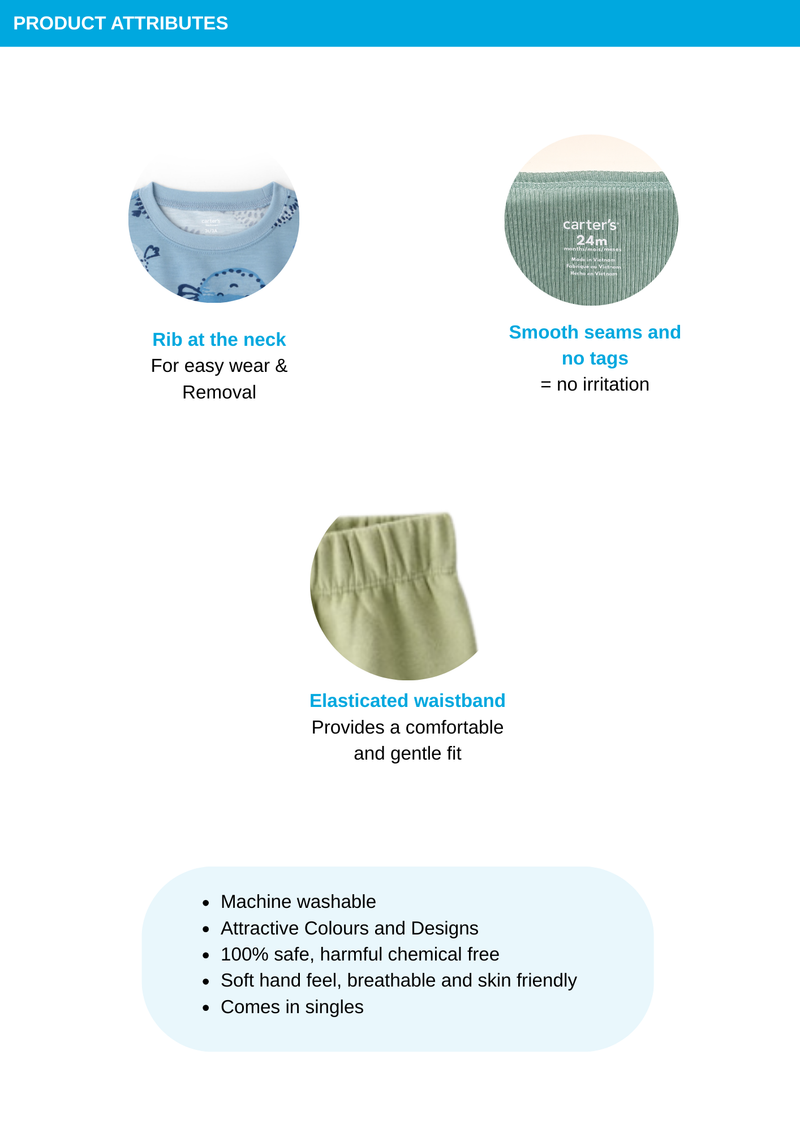 Baby Boy 2-Piece Collared Shirt & Short Set - Cream/Blue